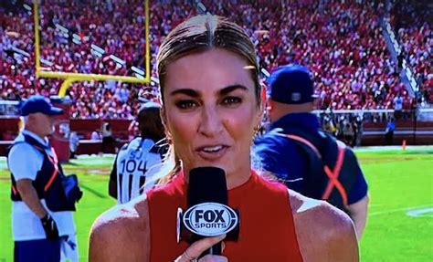 erin andrews sexy|Erin Andrews Goes Viral In Red